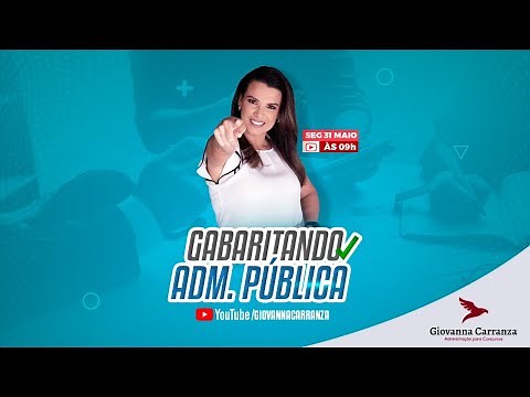 GABARITANDO ADMINISTRAÇÃO PÚBLICA