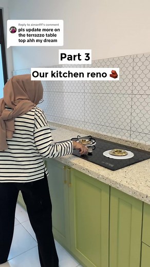 Beautiful Terrazzo Tabletop Design for Kitchen Renovation
