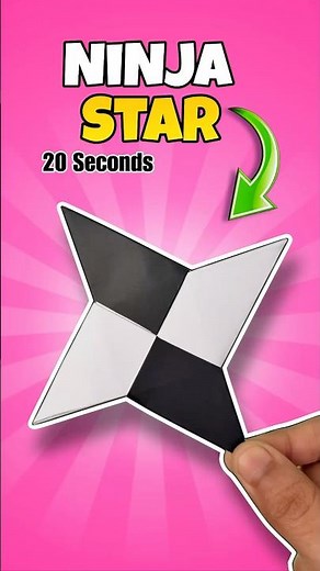 How to Fold a Paper Ninja Star For Beginners 🌟