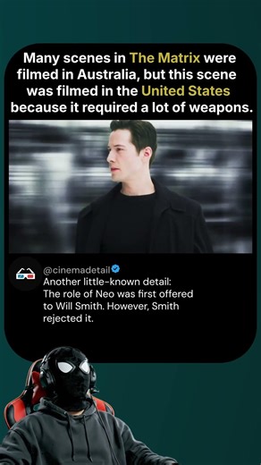 Many scenes in The Matrix were filmed in Australia