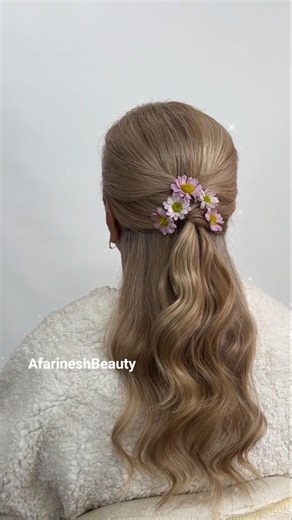 This Floral Half Up Will Turn Every Head 😍🌸