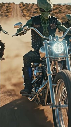#Area 51’s 🏍 Motorcycle Club👽#alien #funny#shorts #youtubeshorts #crazy #god