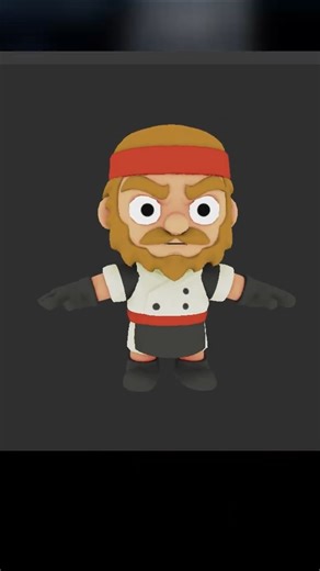 Chef Kuro Texturing Devlog Ep 45 #sovadova #gamedevelopment #indiegame