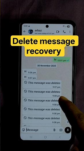 How to see WhatsApp deleted messages for everyone | How to recover deleted WhatsApp SMS