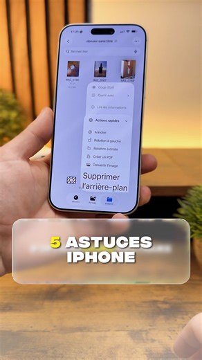 Découvre ces 5 Astuces iPhone à absolument savoir pour maîtriser ton iPhone comme un vrai pro 👀 #iphone #astuce #ios #apple #tech