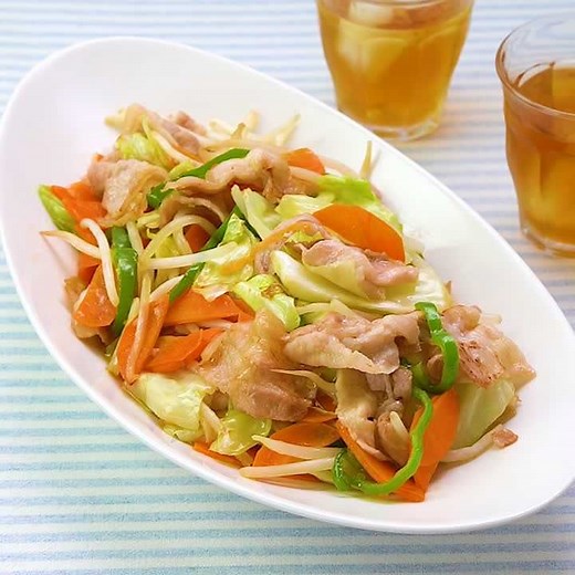 味付け簡単♪ 焼肉のたれで作る野菜炒めのレシピ動画・作り方 | デリッシュキッチン