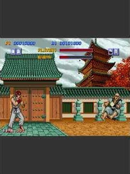 1987 [Short] ストリートファイター / Street Fighter (1面) #ストリートファイター #streetfighter #capcom