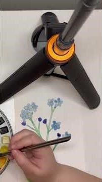 Forget me not flower #art #drawing #flowers #watercolor