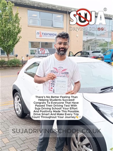 DM US NOW TO BOOK IN YOUR DRIVING LESSONS TODAY! Congratulations to all our students who have successfully passed and become professional independent drivers! ✨️Keep driving safely, and don't forget that we're here to support you every step of the way. ➡️Suja Driving School 🚦 Get your driving license on fast track! 😀✌ Intensive Driving Courses in Greater Manchester - Crash Courses available! 🚗 Book Now 033 33 22 22 33 🔥 Want to pass your test first time? Book Now 🚫 Don't delay 📞 Call today