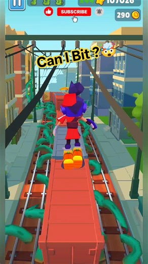 Can I Bit My Score Subway Surfers Run ? #subwaysurfers #subwaysurfs #gaming #shorts #viral #foryou