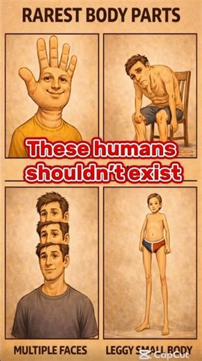 4 Rarest Human Body Parts You Won’t Believe Exist! 😱 #GenesisAX