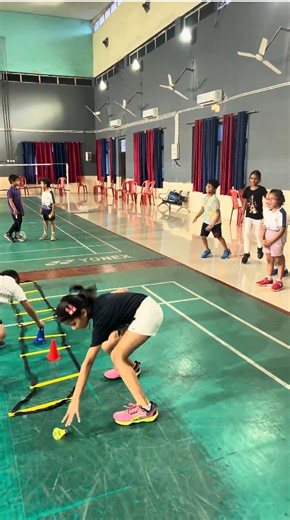 Skill building through interactive badminton games