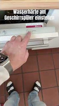 Your dishwasher will break otherwise! Adjust the water hardness on your dishwasher #diy