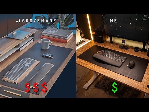 DIY Grovemade Leather Desk Pad on a Budget - Simple Tutorial