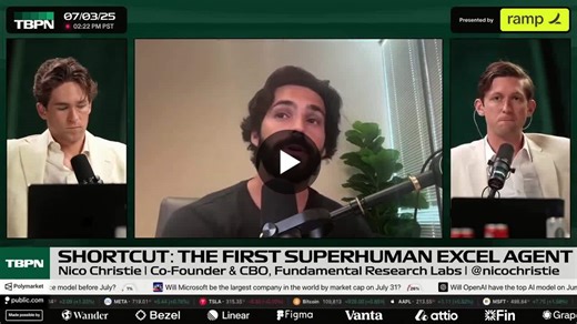 Why Fundamental Research Labs built Shortcut instead of using Excel | TBPN posted on the topic | LinkedIn