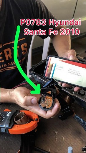 P0763 Automatic Transmission Fault on a 2010 Hyundai Santa Fe