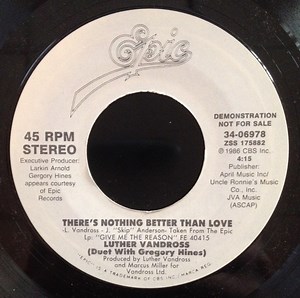 Luther Vandross Duet With Gregory Hines - There's Nothing Better Than Love