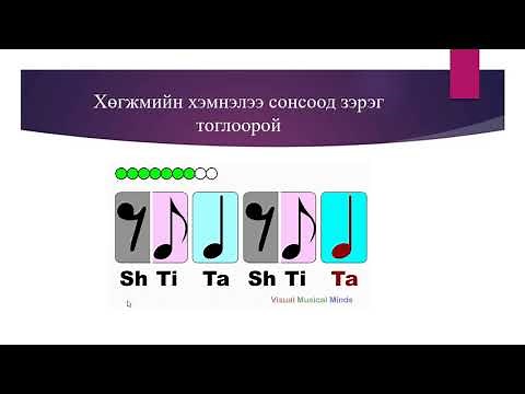 [Цахим хичээл] Хөгжим 4-р анги "Цэгтэй ноот"