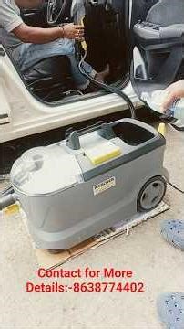 #carinterior Puzzi 10/1 spray extraction machine for cleaning upholstery and carpeted surfaces.