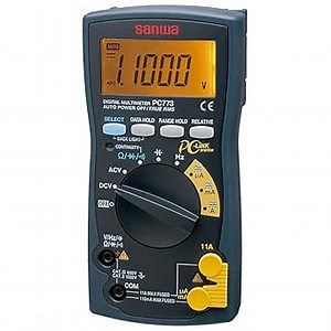 Japan SANWA PC773 Digital Multimeters Data Processing (PC connectable) 11000 Counts, Minimum resolusion 0.01mV,0.01Ω(PC773)