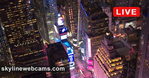 【LIVE】 Webcam Times Square - New York City | SkylineWebcams