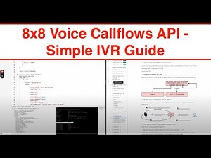 8x8 Voice Callflows API - Simple IVR Guide