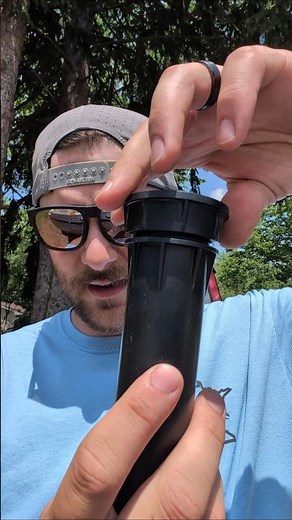 The easy way to cap off Hunter Pro-Spray heads. #irrigation #sprinklerrepair #lawncare