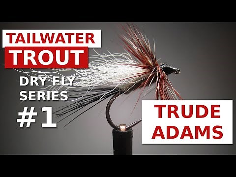 The Trude Adams Dry Fly Pattern -- Trout Fly Tying
