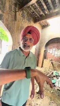 Today while roaming I went to Dosanjh village and saw this old haveli in house #villagelife #house