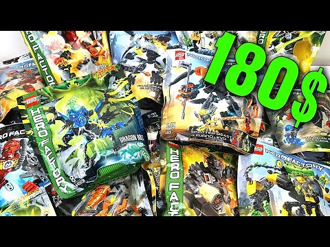Buying a $180 LEGO Hero Factory Bulk Lot + Lego Speed Build