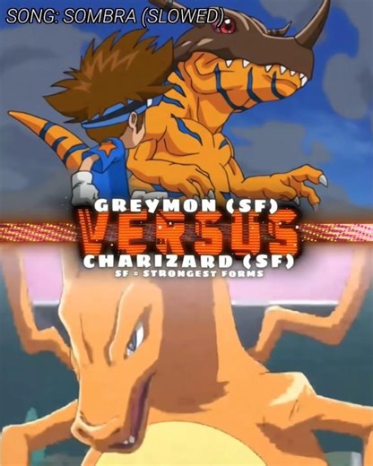 Greymon VS Charizard