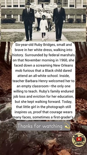 Six-year-old Ruby Bridges, small and brave in her… #shorts #shortvideo #actor #news #history