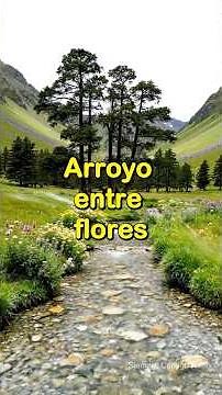 Arroyo entre flores 🌿💧 | Sonidos de agua y naturaleza para descansar y relajarse