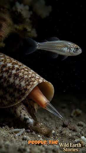 This Snail's Venom Can Kill 700 People 🐚☠️#ConeSnail #OceanLife #Wildlife #shorts