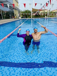 I’ve spent decades swimming. But teaching my mom? That was the most powerful lesson of all. Her courage at 62 reminded me: anyone can learn. I wrote How Not to Drown to help you do the same. Let’s swim. 🏊‍♀️ | MySwimPro