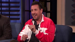 #CONAN Highlight: Adam Sandler's family critiqued his on-screen kiss with Jennifer Aniston. | Team Coco