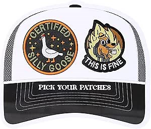 XMJY Trucker Hat Template Board, Black Hat Template Palette for Designing Trucker Hats, Layout Patch DIY HAT Accessories, Patches Not Included