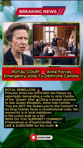 1 MINUTE AGO: Princess Anne STRIPS Camilla’s Queen Title!