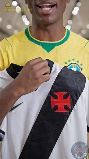 We created the Vasco shirt with the design of Brazil 2026 #vasco #football