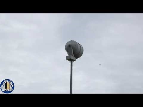A.S.C T-135AC Siren Test, Paris, Wi (Kenosha County Monthly siren test)