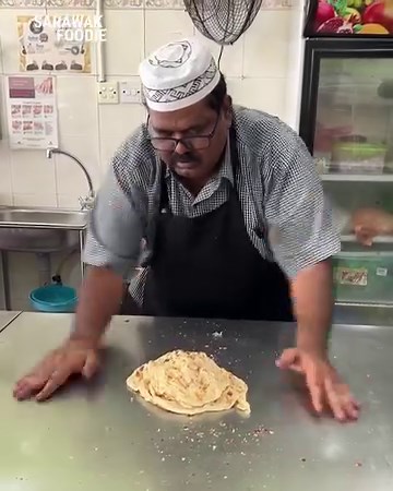 200K views · 1.6K reactions | Roti Canai Bergendang in Sarikei!! | Sarawak Foodie | Facebook