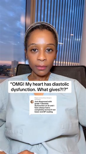 insult to heart (i.e obesity/ hypertension/ diabetes) -> let enough time go by -> impairment in your heart’s relaxation AND increase in chamber stiffness = diastolic dysfunction -> don’t fix your initial insult -> let some time go by -> increase in the GRADE of your diastolic dysfunction #heart Legal Disclaimer: The purpose of this post is for educational purposes ONLY. I am a Medical Doctor, but I am NOT your medical doctor. Thus, do NOT consider this post as medical advice - because it is NOT.