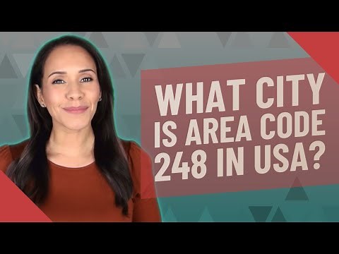 What city is area code 248 in USA?