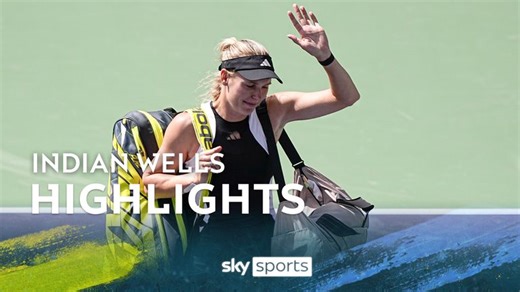 Caroline Wozniacki vs Iga Swiatek | Indian Wells highlights