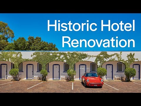 A Colourful and Historic Motel Renovation in Byron Bay
