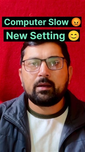 Computer Slow Problem😡2026 | New Settings