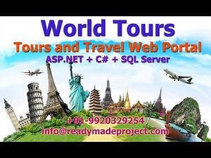 Tours and Travel Web Portal - ASP.NET configuration and working demo by readymadeproject.com