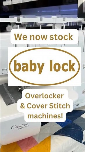 Calling all dressmakers... we now stock baby lock!