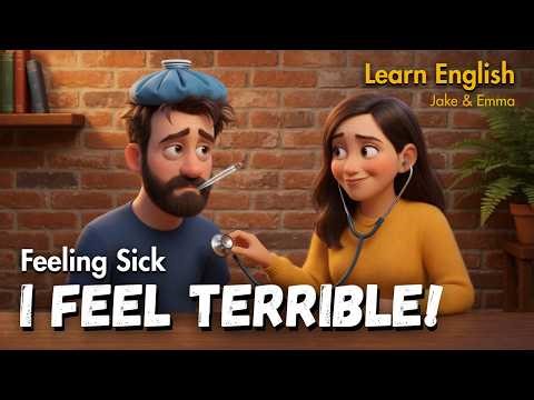 Health & Feeling Sick in English — Jake & Emma (Beginner A2)
