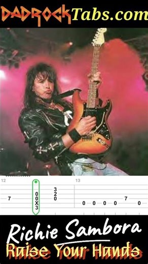 Raise Your Hand Richie Sambora Bon Jovi #howto #learnguitar #guitartutorial #guitartabs #guitar